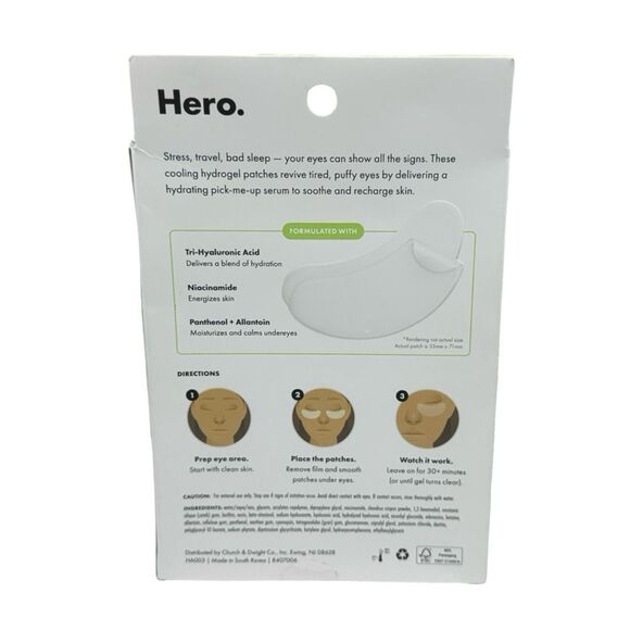 Hero. Mighty Patch for Tired Eyes - 6 Hydrogel Patches - Picture 5 of 6